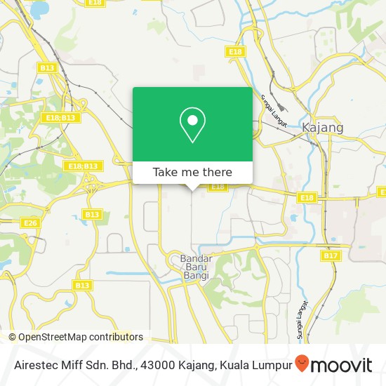 Airestec Miff Sdn. Bhd., 43000 Kajang map