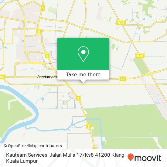 Kauteam Services, Jalan Mulia 17 / Ks8 41200 Klang map