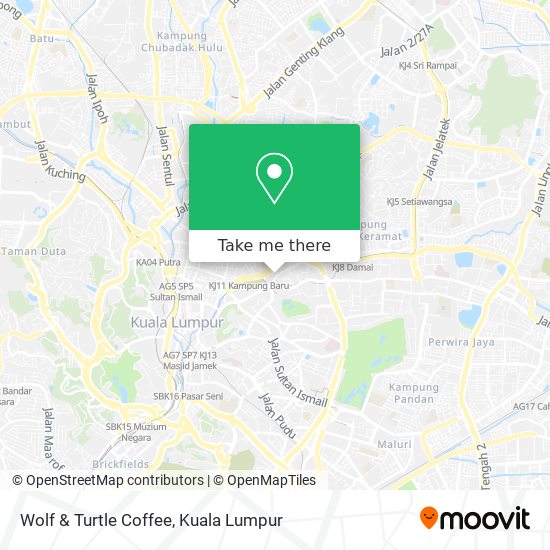 Wolf & Turtle Coffee map