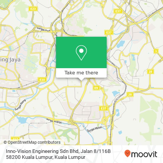 Inno-Vision Engineering Sdn Bhd, Jalan 8 / 116B 58200 Kuala Lumpur map