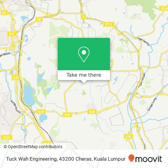 Tuck Wah Engineering, 43200 Cheras map