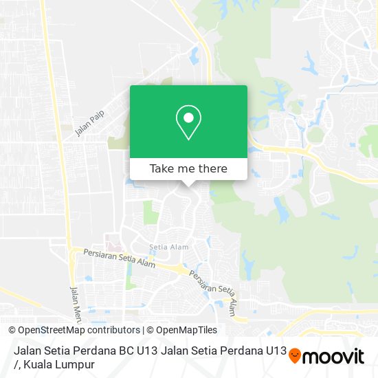 Jalan Setia Perdana BC U13 Jalan Setia Perdana U13 / map