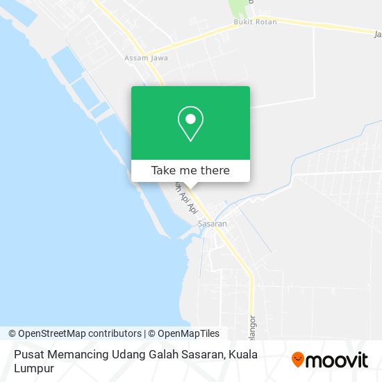 Peta Pusat Memancing Udang Galah Sasaran