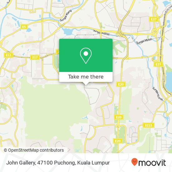 John Gallery, 47100 Puchong map