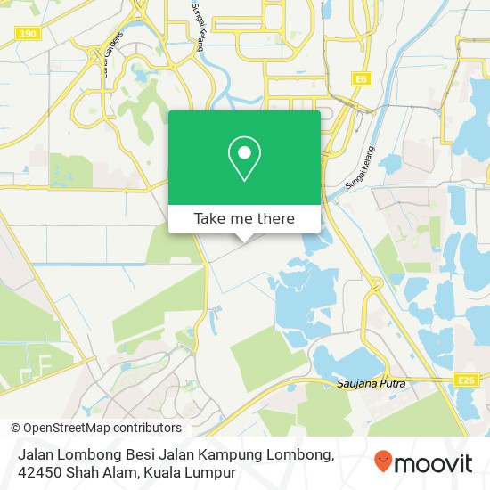 Jalan Lombong Besi Jalan Kampung Lombong, 42450 Shah Alam map