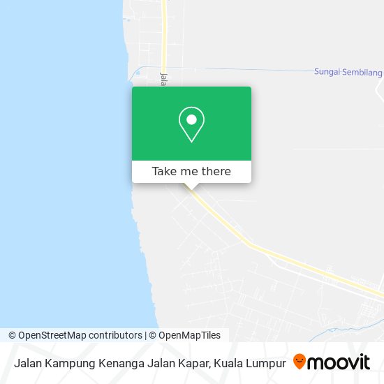 Peta Jalan Kampung Kenanga Jalan Kapar