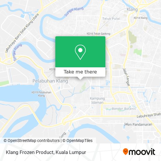 Klang Frozen Product map