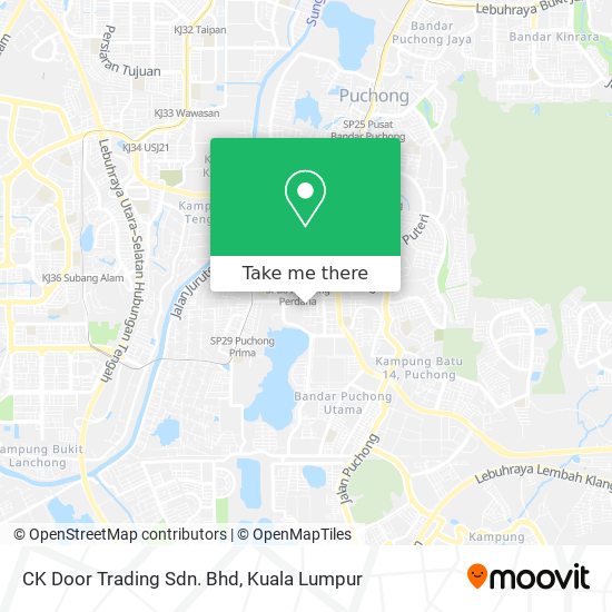CK Door Trading Sdn. Bhd map