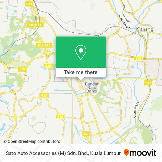 Sato Auto Accessories (M) Sdn. Bhd. map