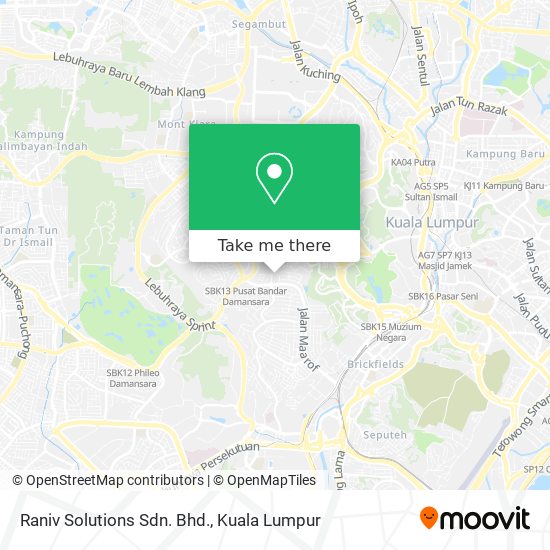 Raniv Solutions Sdn. Bhd. map