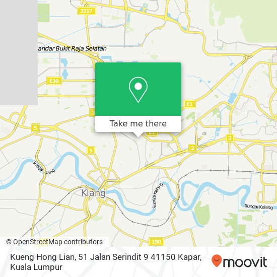 Kueng Hong Lian, 51 Jalan Serindit 9 41150 Kapar map