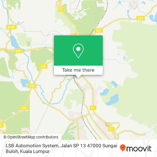 LSB Automotion System, Jalan SP 13 47000 Sungai Buloh map