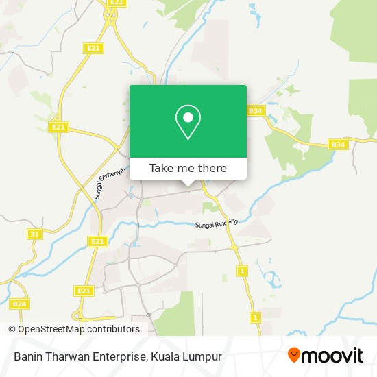 Banin Tharwan Enterprise map