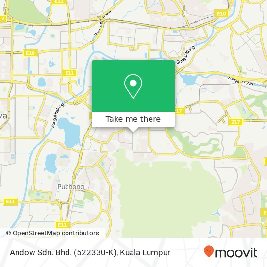 Andow Sdn. Bhd. (522330-K) map