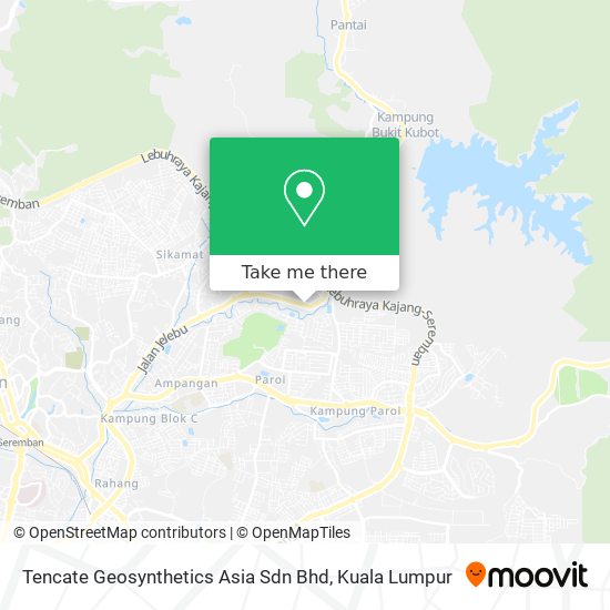 Peta Tencate Geosynthetics Asia Sdn Bhd