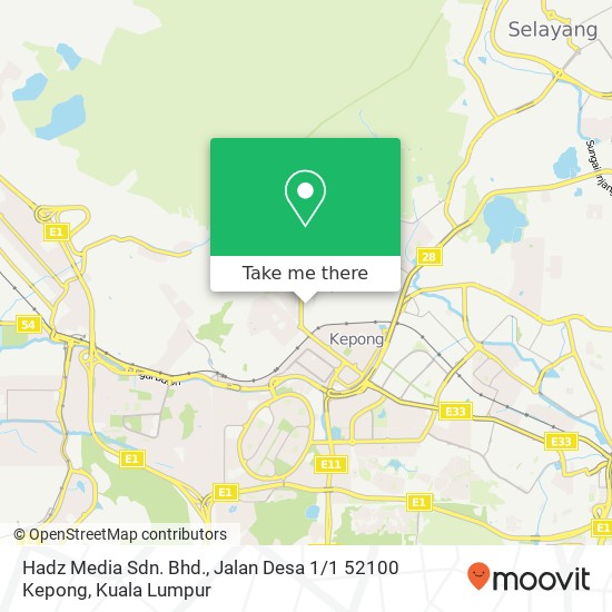 Peta Hadz Media Sdn. Bhd., Jalan Desa 1 / 1 52100 Kepong