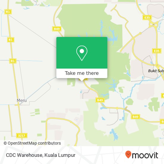 CDC Warehouse, Shah Alam map