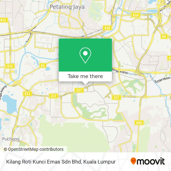 Kilang Roti Kunci Emas Sdn Bhd map