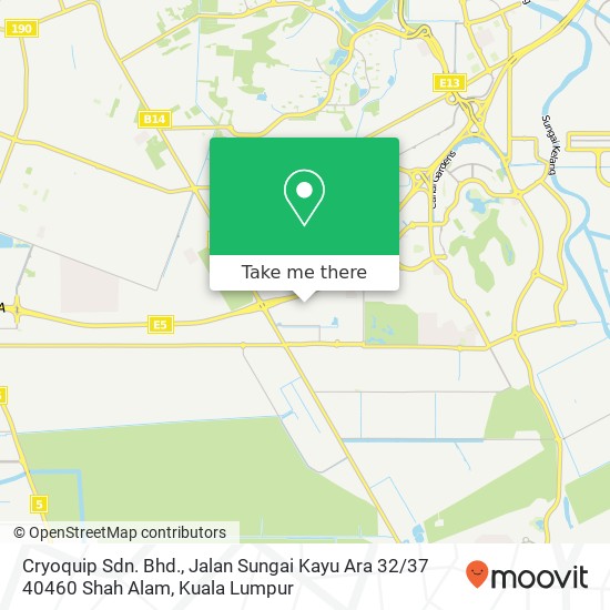 Cryoquip Sdn. Bhd., Jalan Sungai Kayu Ara 32 / 37 40460 Shah Alam map