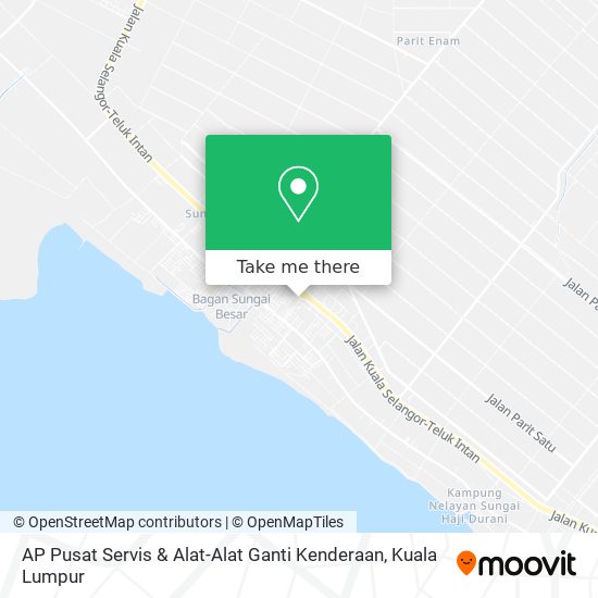 AP Pusat Servis & Alat-Alat Ganti Kenderaan map