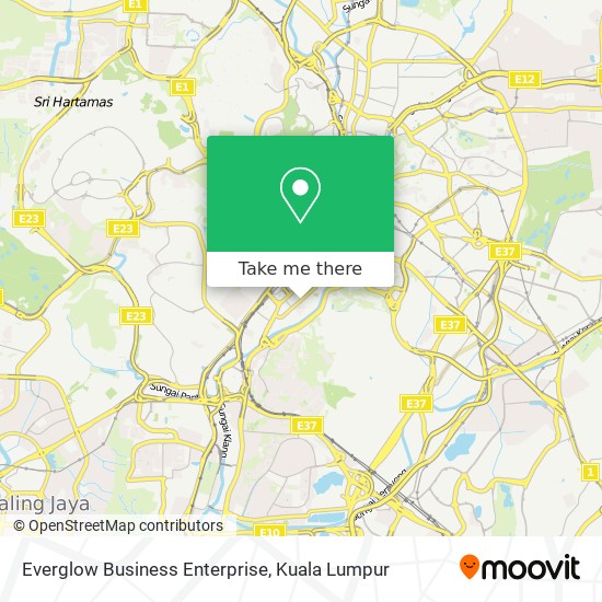 Everglow Business Enterprise map