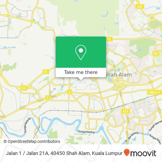 Jalan 1 / Jalan 21A, 40450 Shah Alam map