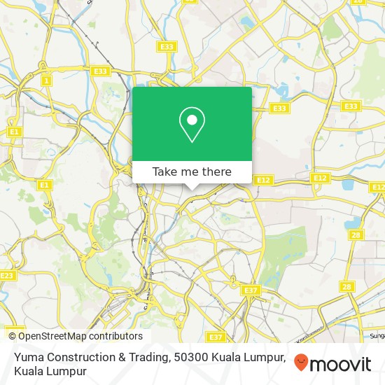 Yuma Construction & Trading, 50300 Kuala Lumpur map