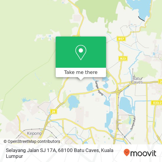 Selayang Jalan SJ 17A, 68100 Batu Caves map