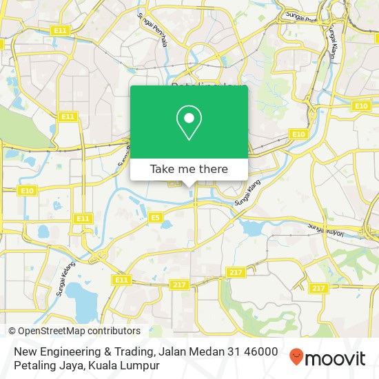 New Engineering & Trading, Jalan Medan 31 46000 Petaling Jaya map
