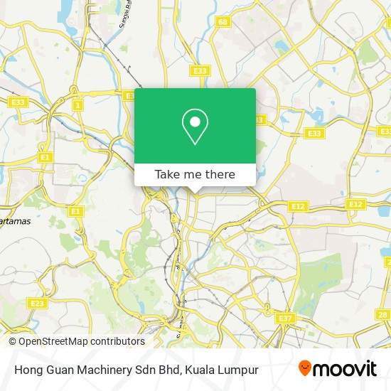 Hong Guan Machinery Sdn Bhd map