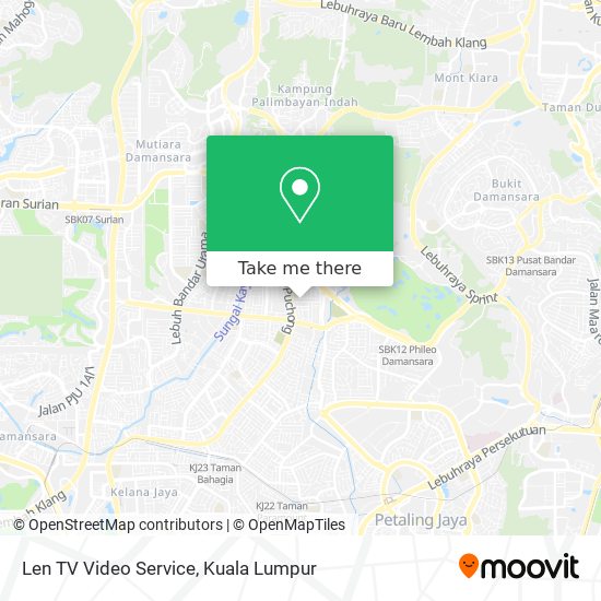 Len TV Video Service map