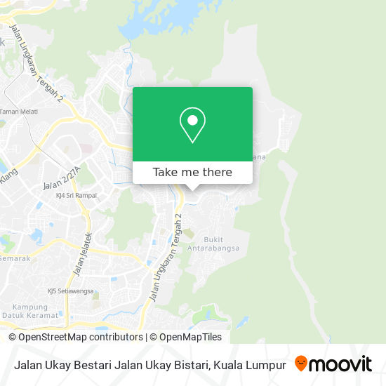 Jalan Ukay Bestari Jalan Ukay Bistari map