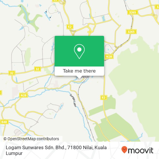 Logam Sunwares Sdn. Bhd., 71800 Nilai map