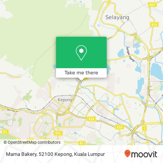Peta Mama Bakery, 52100 Kepong