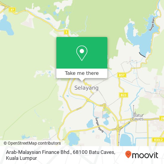 Arab-Malaysian Finance Bhd., 68100 Batu Caves map