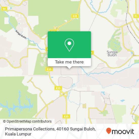 Primapersona Collections, 40160 Sungai Buloh map