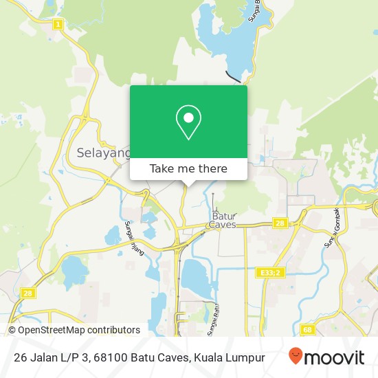 26 Jalan L / P 3, 68100 Batu Caves map