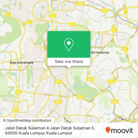 Peta Jalan Datuk Sulaiman 4 Jalan Datuk Sulaiman 5, 60000 Kuala Lumpur
