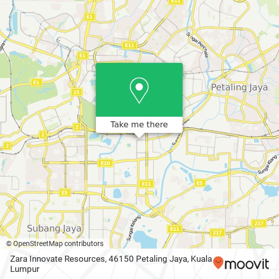 Zara Innovate Resources, 46150 Petaling Jaya map