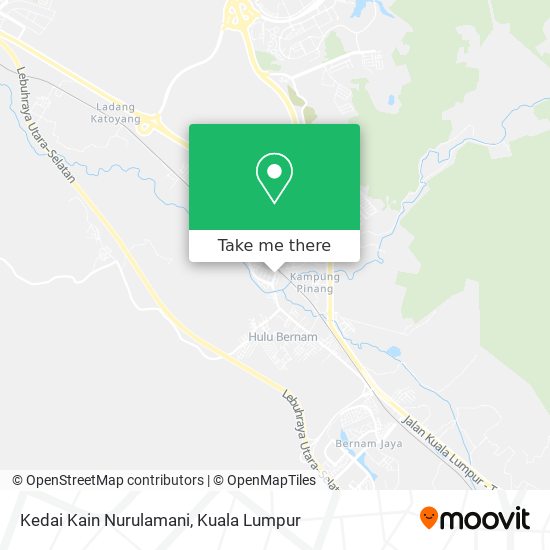 Kedai Kain Nurulamani map