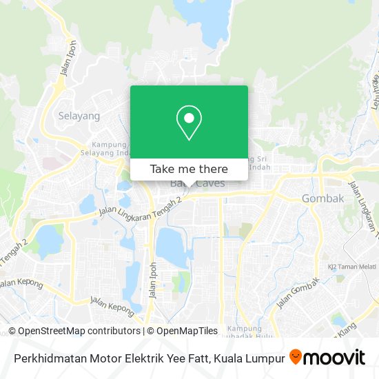 Perkhidmatan Motor Elektrik Yee Fatt map