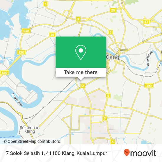 Peta 7 Solok Selasih 1, 41100 Klang