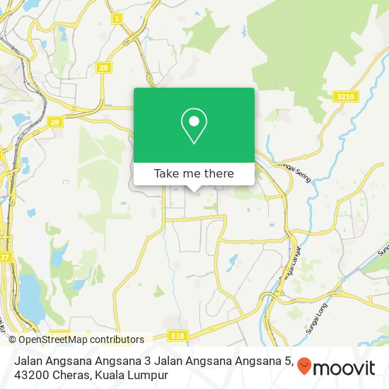 Jalan Angsana Angsana 3 Jalan Angsana Angsana 5, 43200 Cheras map