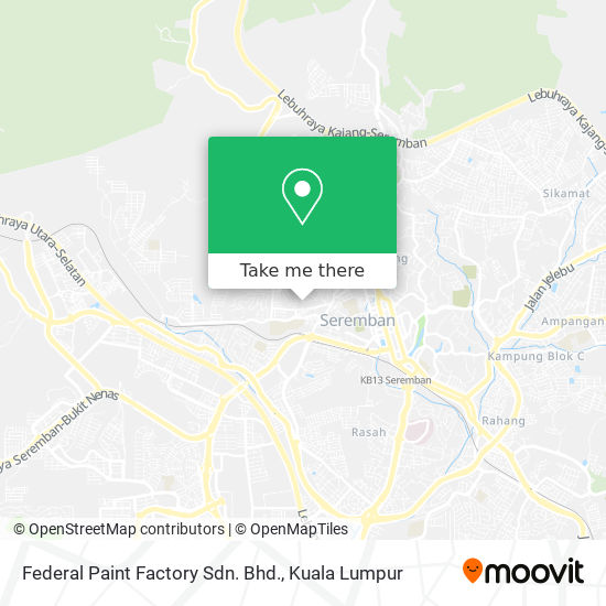 Federal Paint Factory Sdn. Bhd. map