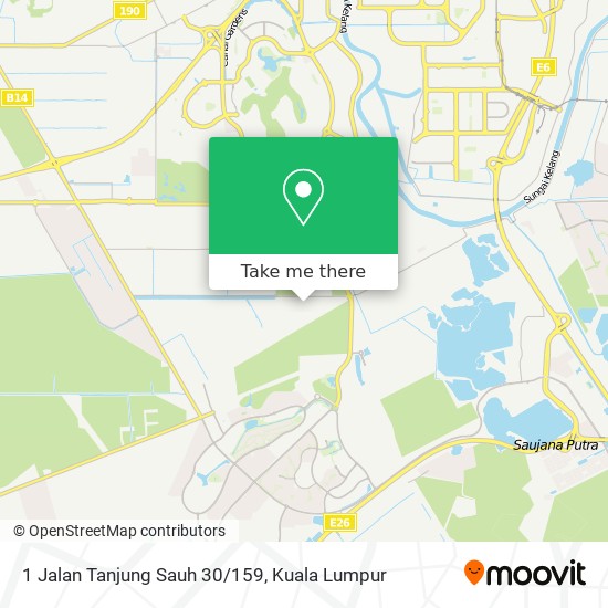 Peta 1 Jalan Tanjung Sauh 30/159