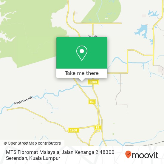 MTS Fibromat Malaysia, Jalan Kenanga 2 48300 Serendah map