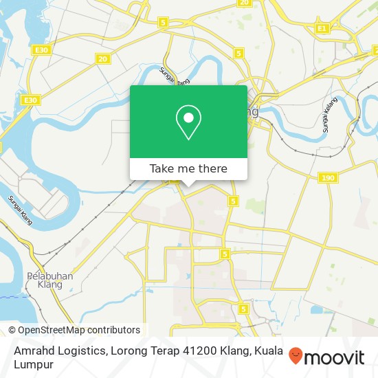 Amrahd Logistics, Lorong Terap 41200 Klang map