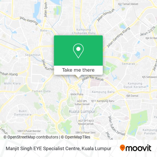 Manjit Singh EYE Specialist Centre map