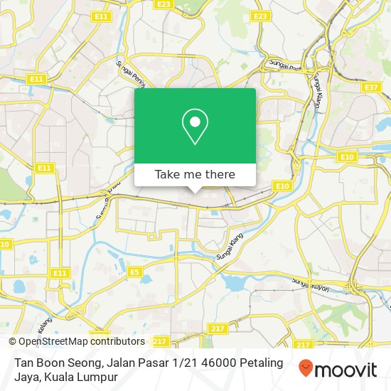 Tan Boon Seong, Jalan Pasar 1 / 21 46000 Petaling Jaya map