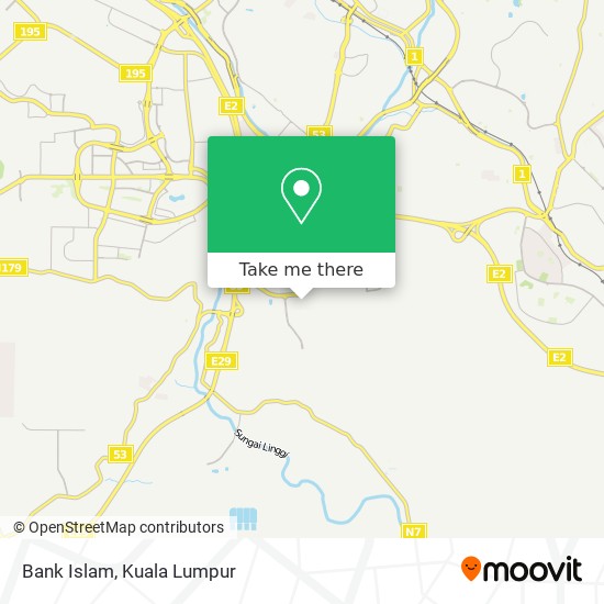 Bank Islam map